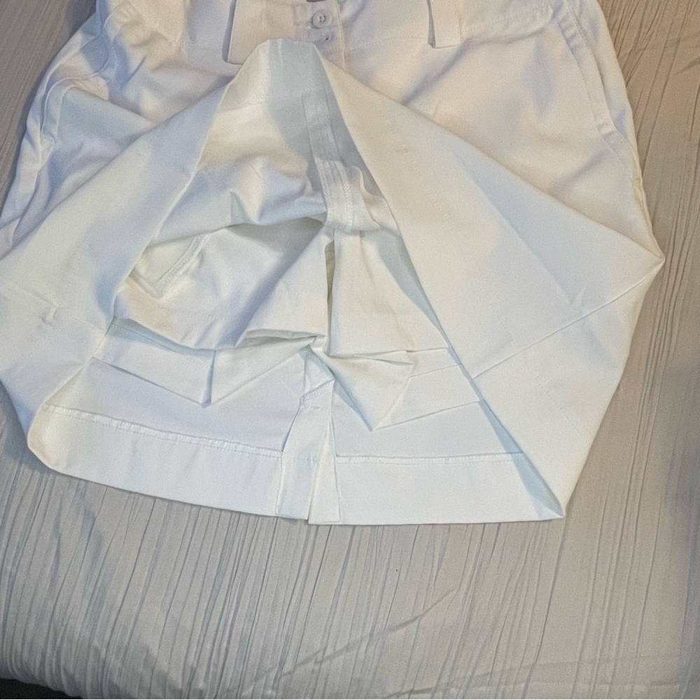 Nike white gold skort dri‎ fit performance size 4 - Picture 6 of 11